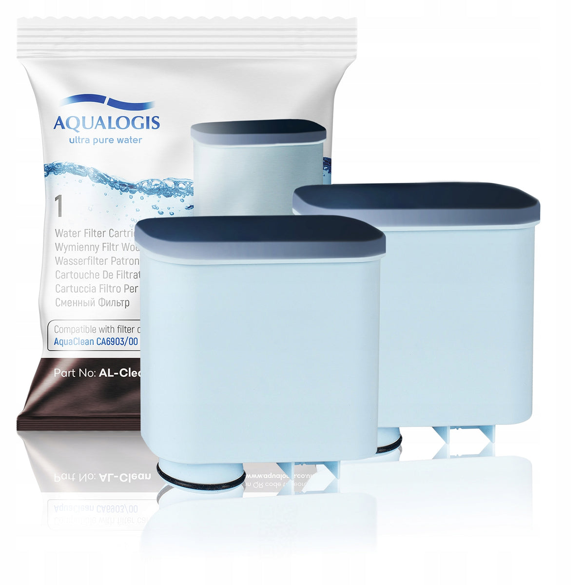 FILTERS FOR PHILIPS LATTE GO AL-Clean 5400 3200 2200 2pcs Packaging status original
