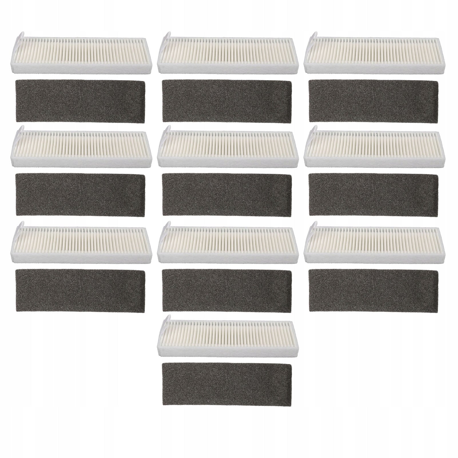 FILTERS FOR ROBOT VACUUM CLEANER FOR TIKOM G8000 HONITURE G20 LARESAR EVOL3 10PCS