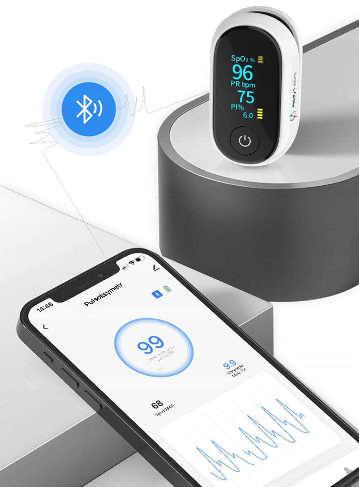 FINGER MEDICAL PULSE OXIMETER, APP, OLED, FOR CHILDREN AND ADULTS Medical device yes