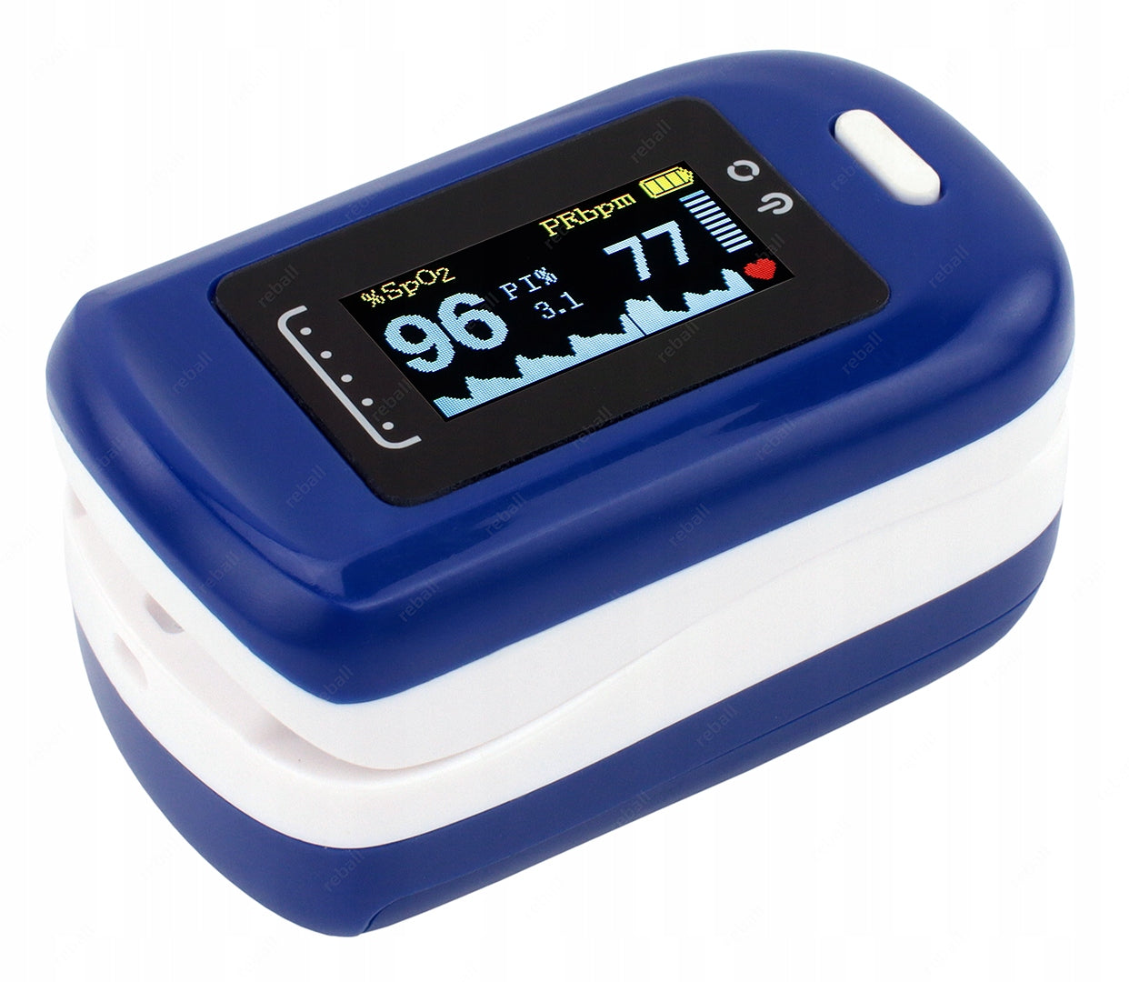 FINGER PULSE OXIMETER HEART RATE MONITOR PRBPM LCD DS101N