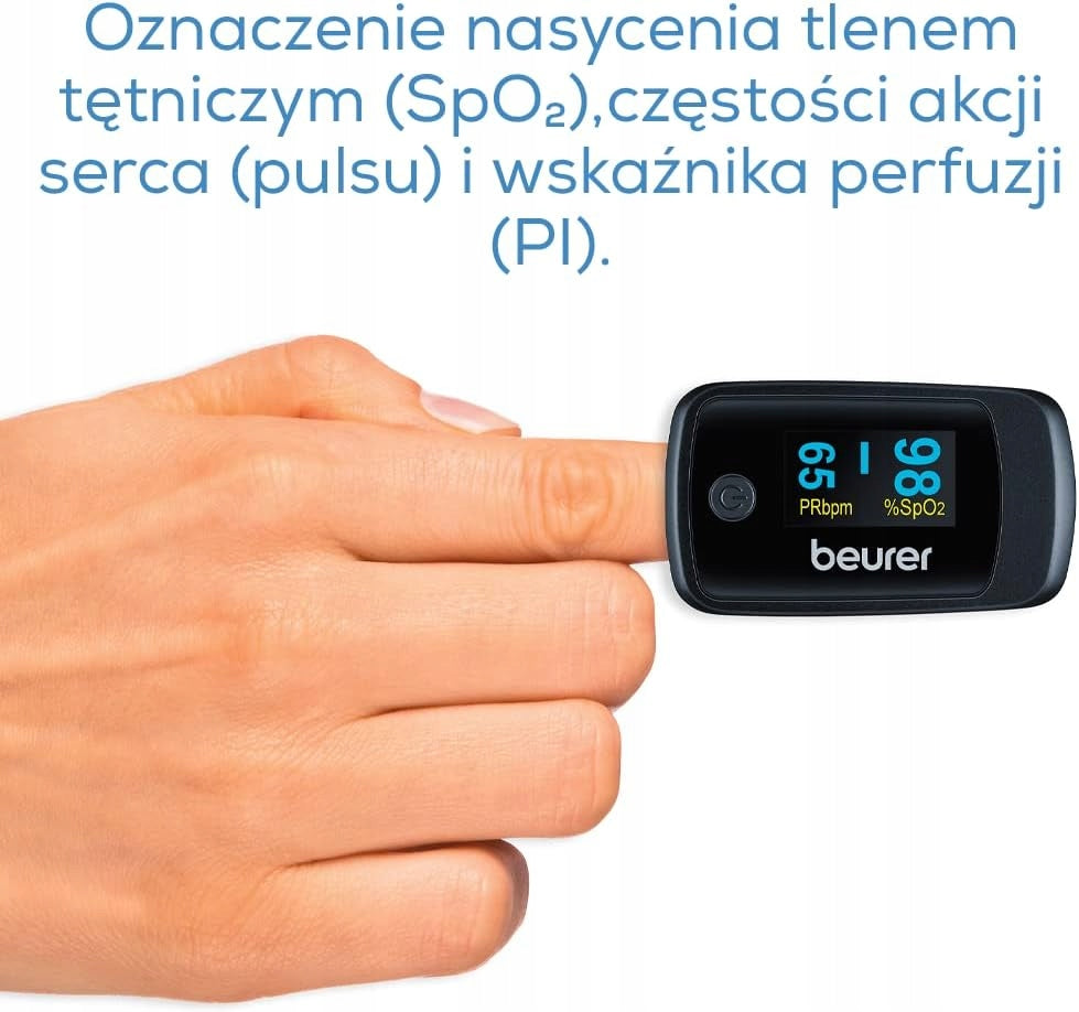 FINGER PULSE OXIMETER LED MEASUREMENT OF SPO2 HEART RATE AND PERFUSION INDEX PI EAN (GTIN) 5906663181535