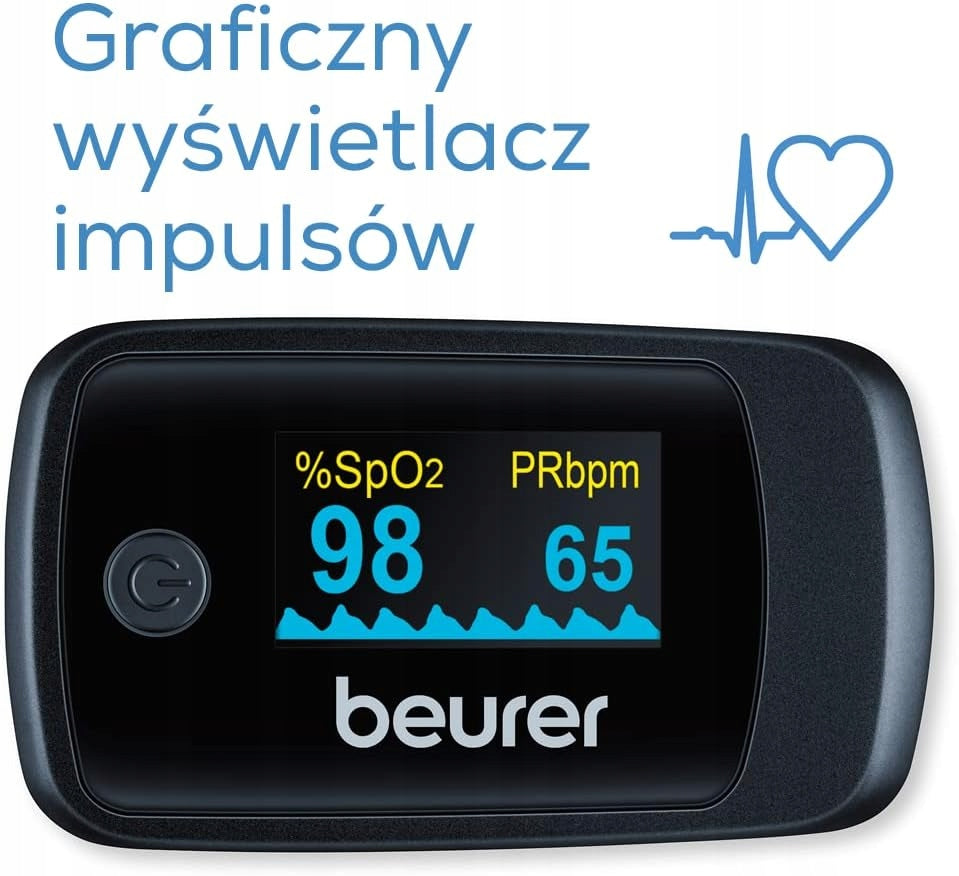 FINGER PULSE OXIMETER LED MEASUREMENT OF SPO2 HEART RATE AND PERFUSION INDEX PI Manufacturer code 5906663181535