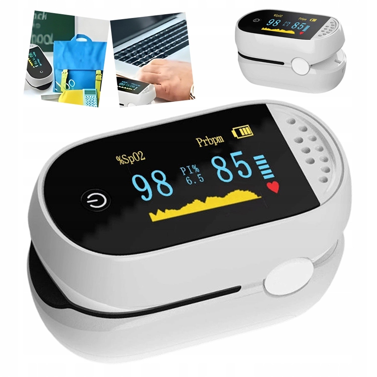 FINGER PULSE OXIMETER LED PULSE OXIMETER, OXYGEN SATURATION MONITOR