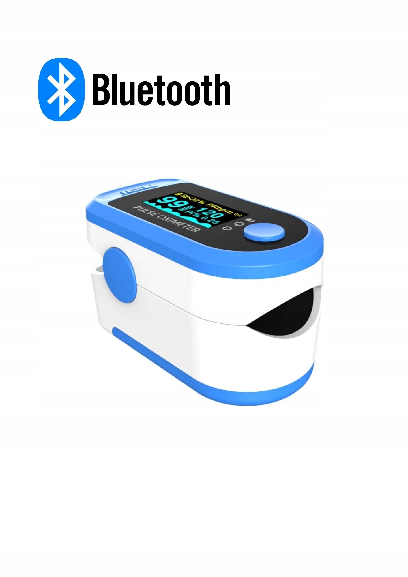 FINGER PULSE OXIMETER MEDICAL BLUETOOTH BLOOD OXYGEN MEASUREMENT BLUETOOTH