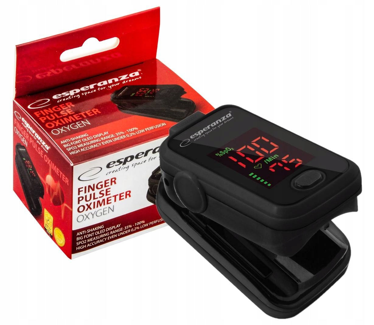 FINGERTIP MEDICAL PULSE OXIMETER HEART RATE SATURATION ACCURATE Packaging status original