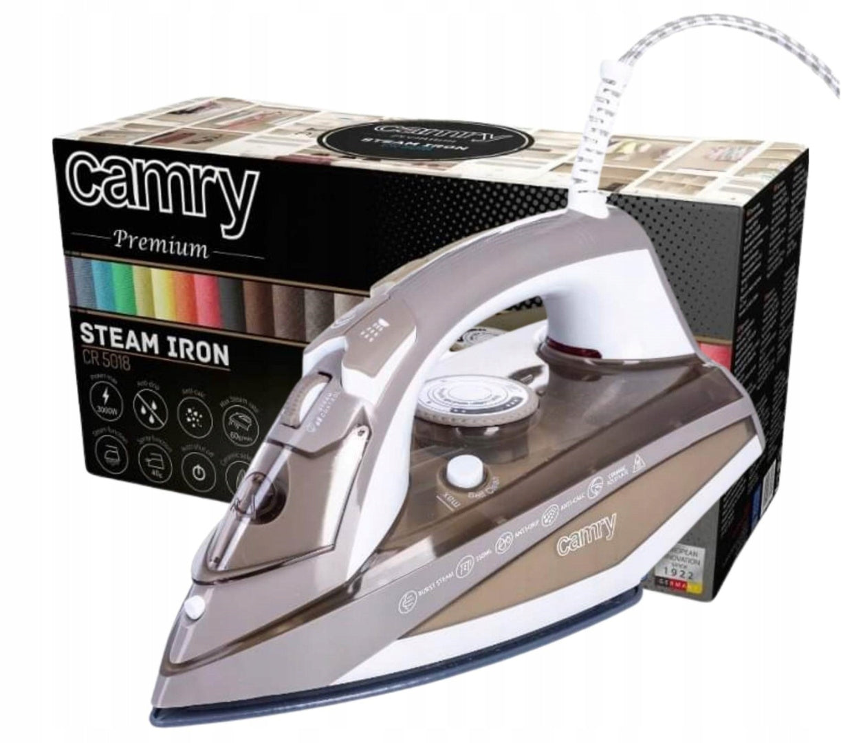 FIREFIGHTER STEAM IRON 3000W ANTI-CALC ANTI-DRIP
