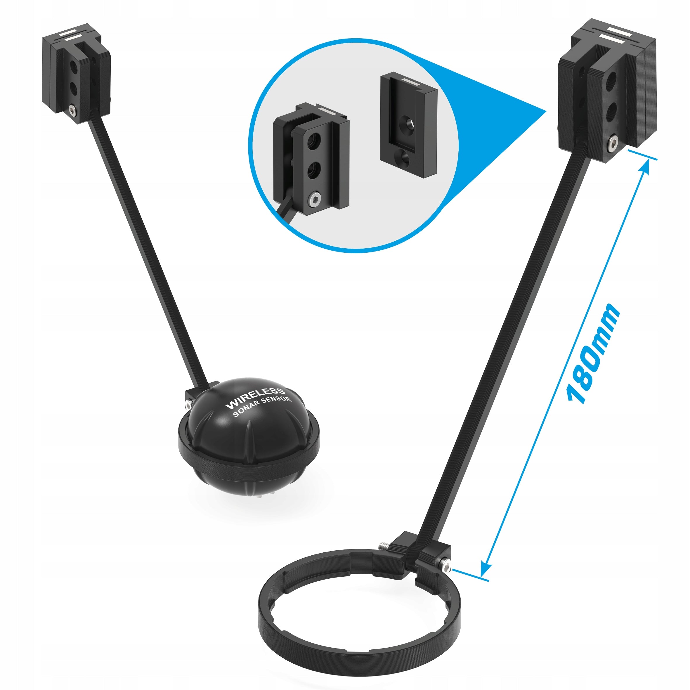FISH FINDER sonar holder | Wireless Sonar Sensor + Quick Coupler Manufacturer code FISH FINDER