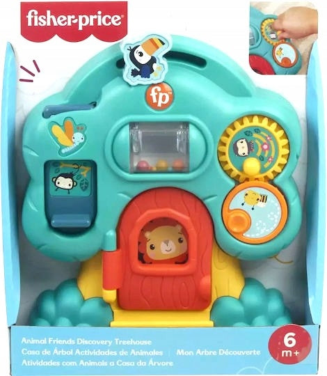 FISHER PRICE ACTIVE HOUSE TREE interactive toy for baby +6 mcy Packaging status original