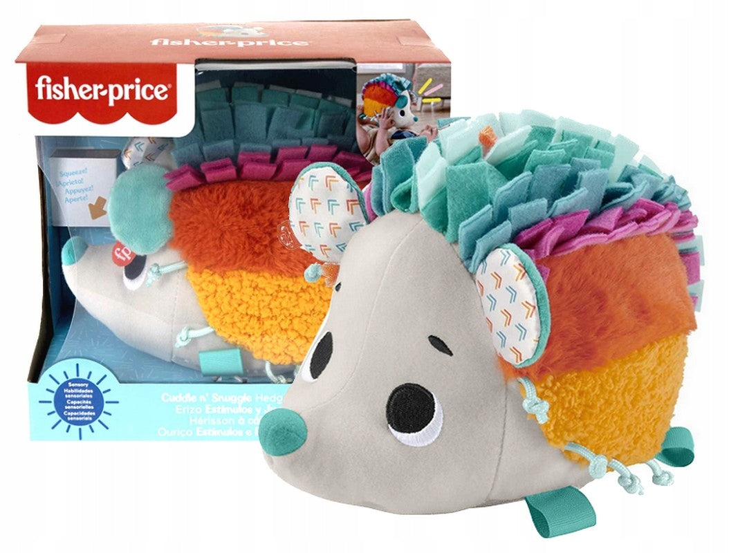 FISHER PRICE COLORFUL HEDGEHOG sensory toy