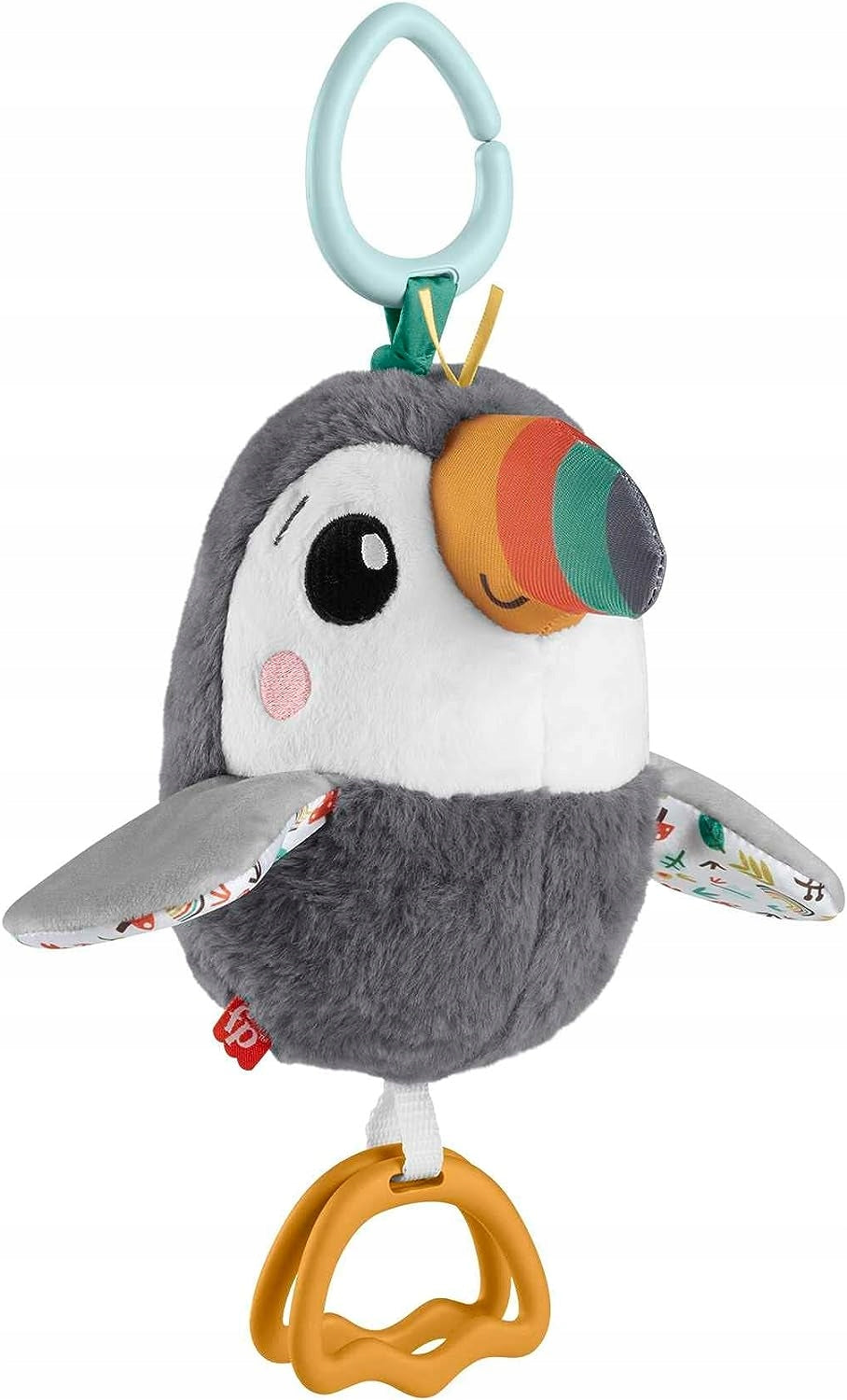 FISHER PRICE FLUTTERING TOUCAN sensory pendant for baby +0m Brand Fisher-Price