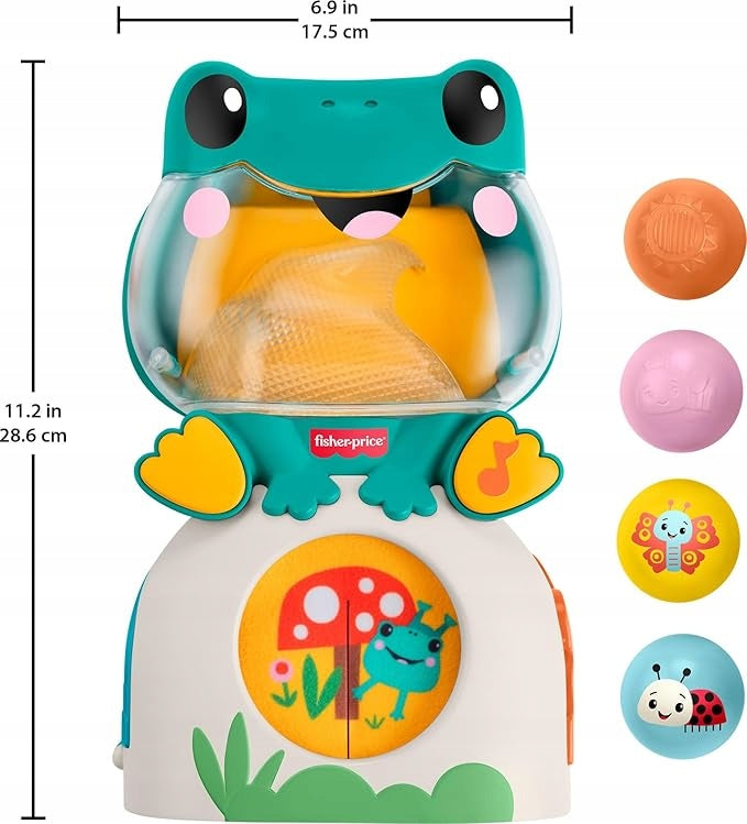 FISHER PRICE MEAN FROG interactive toy for baby +6 mcy Brand Fisher-Price