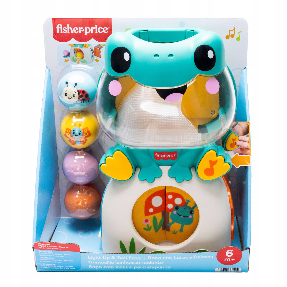 FISHER PRICE MEAN FROG interactive toy for baby +6 mcy Packaging status original