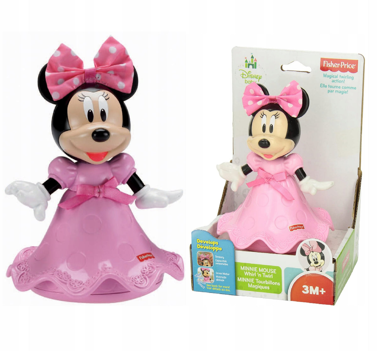 FISHER PRICE MINNIE MOUSE RATTLE FIGURE