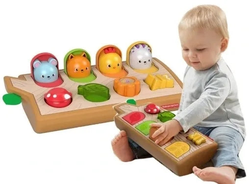 FISHER PRICE POP-UP ANIMALS arcade toy for toddler GJW24