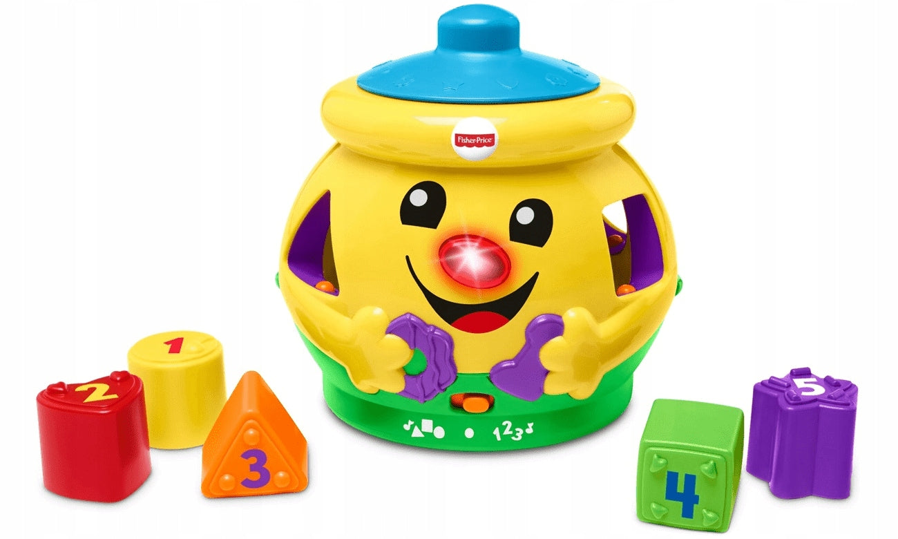 FISHER PRICE POT FOR BLOCK SORTER toy for baby +6 months Brand Fisher-Price