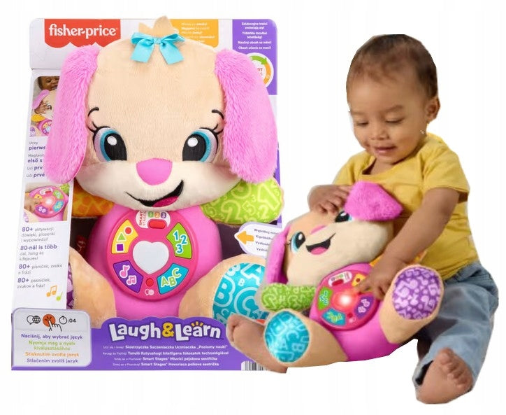 FISHER PRICE SISTER PUPPY STUDENT interactive toy JFD