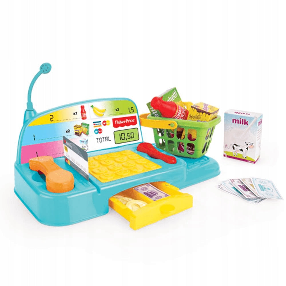 FISHER-PRICE Shop cash register with accessories 27 elements Packaging status original