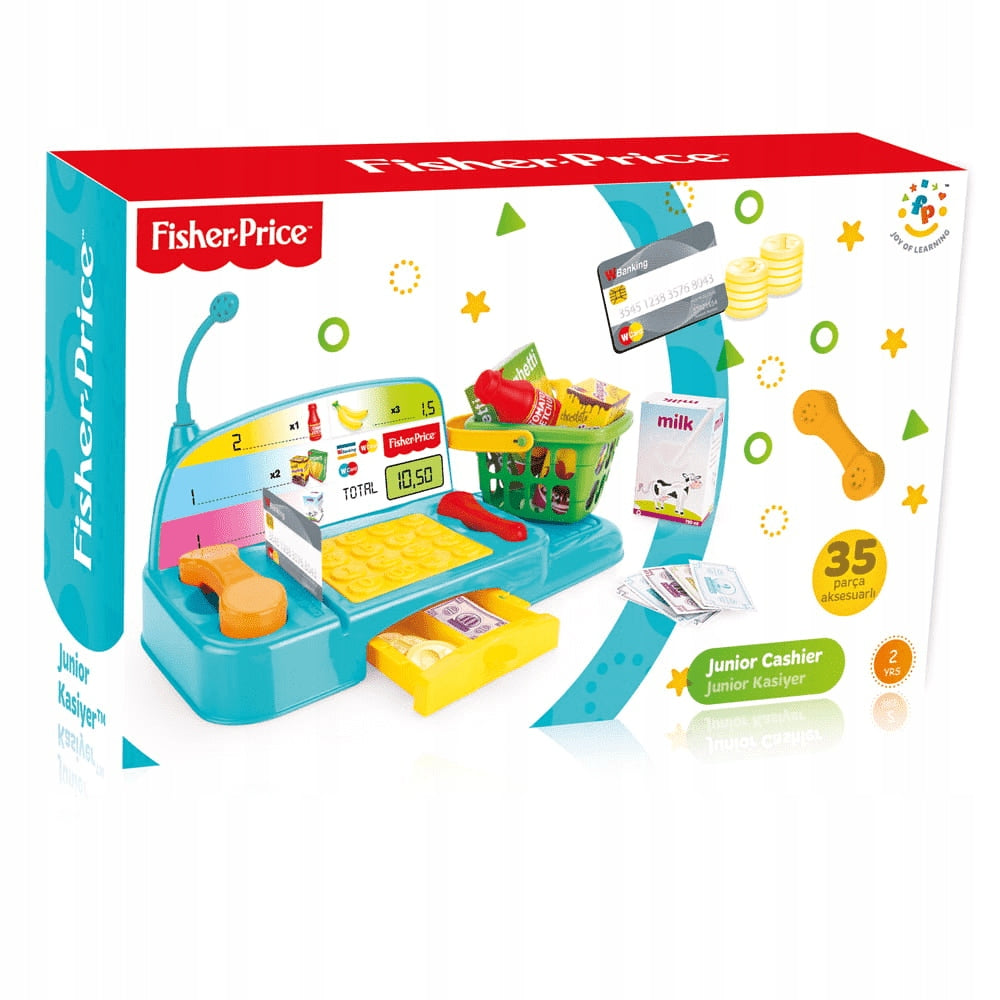 FISHER-PRICE Shop cash register with accessories 27 elements