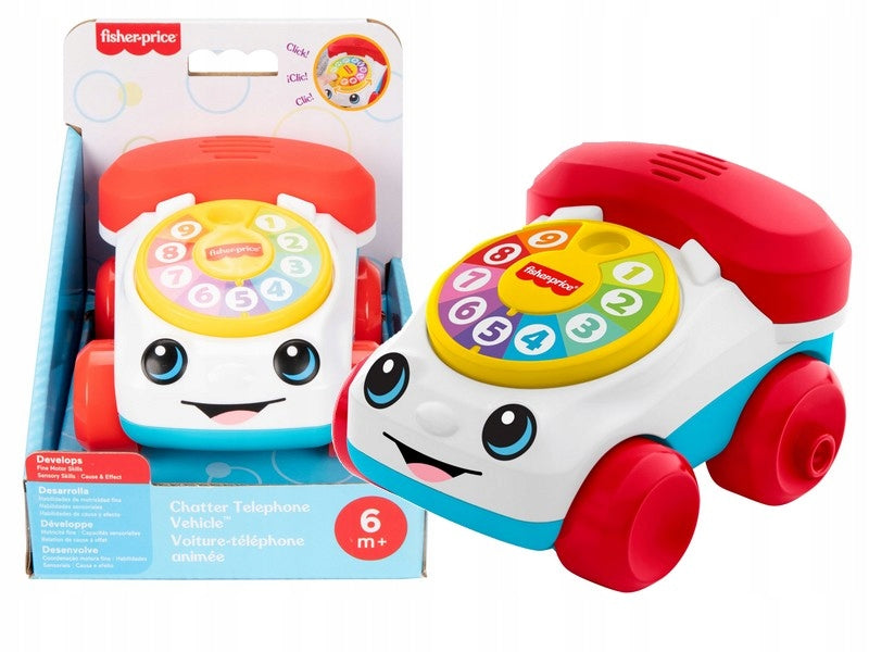 FISHER PRICE VEHICLE PHONE TALKING CAR toy for baby +6 months