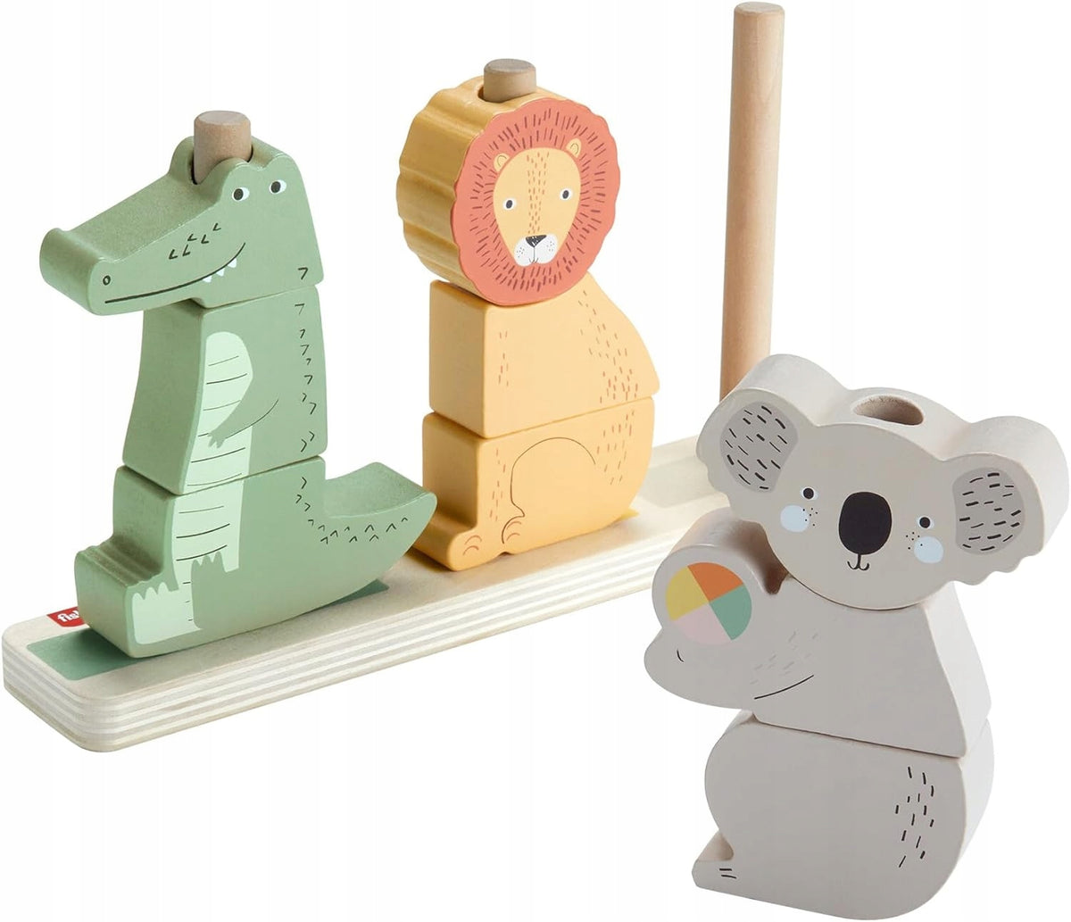 FISHER PRICE WOODEN ANIMALS ARRANGE AND SORT HXV04 Brand Fisher-Price
