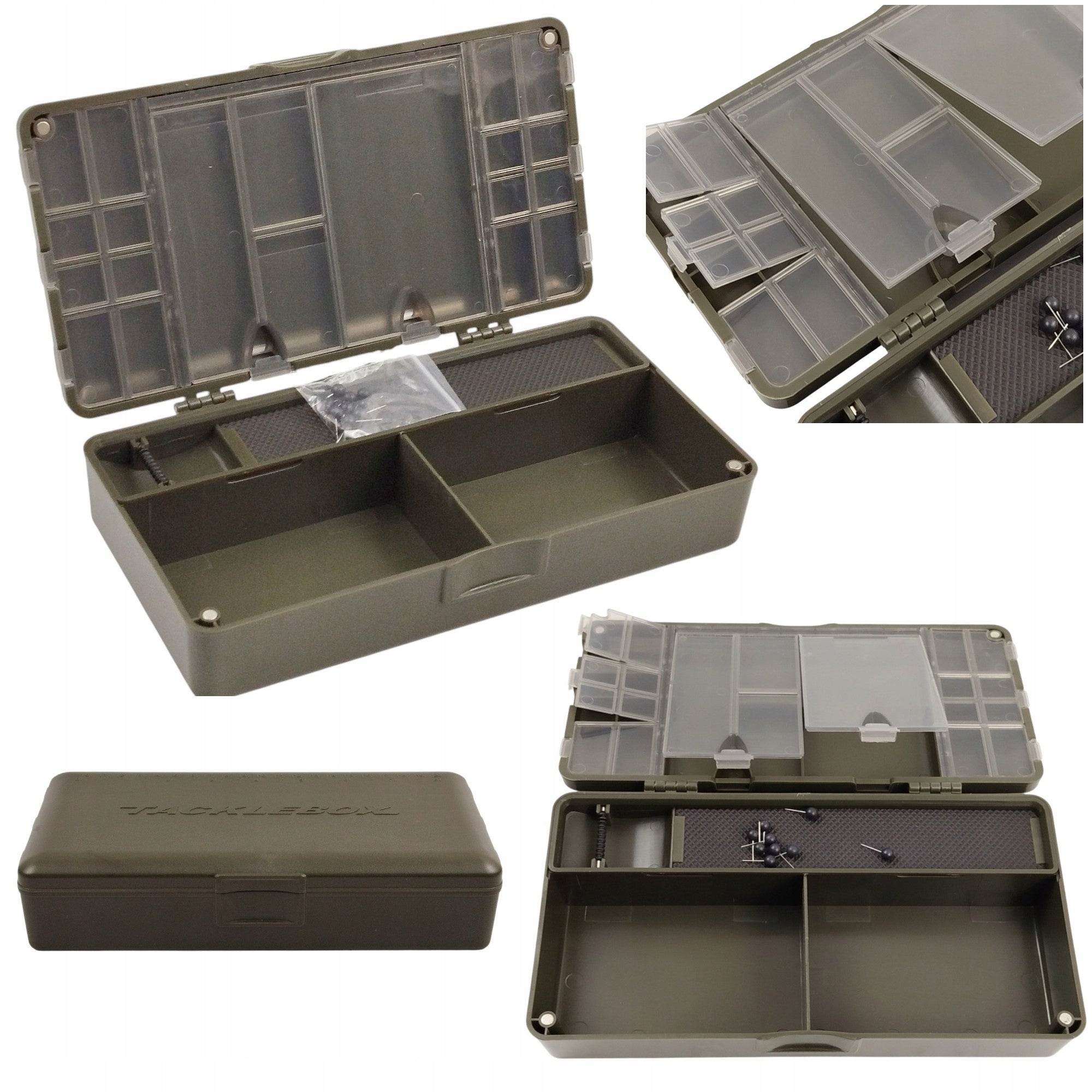 FISHING ACCESSORY BOX TACKLE BOX ( 24 X 12,2 X 5,2cm ) PENCIL CASE