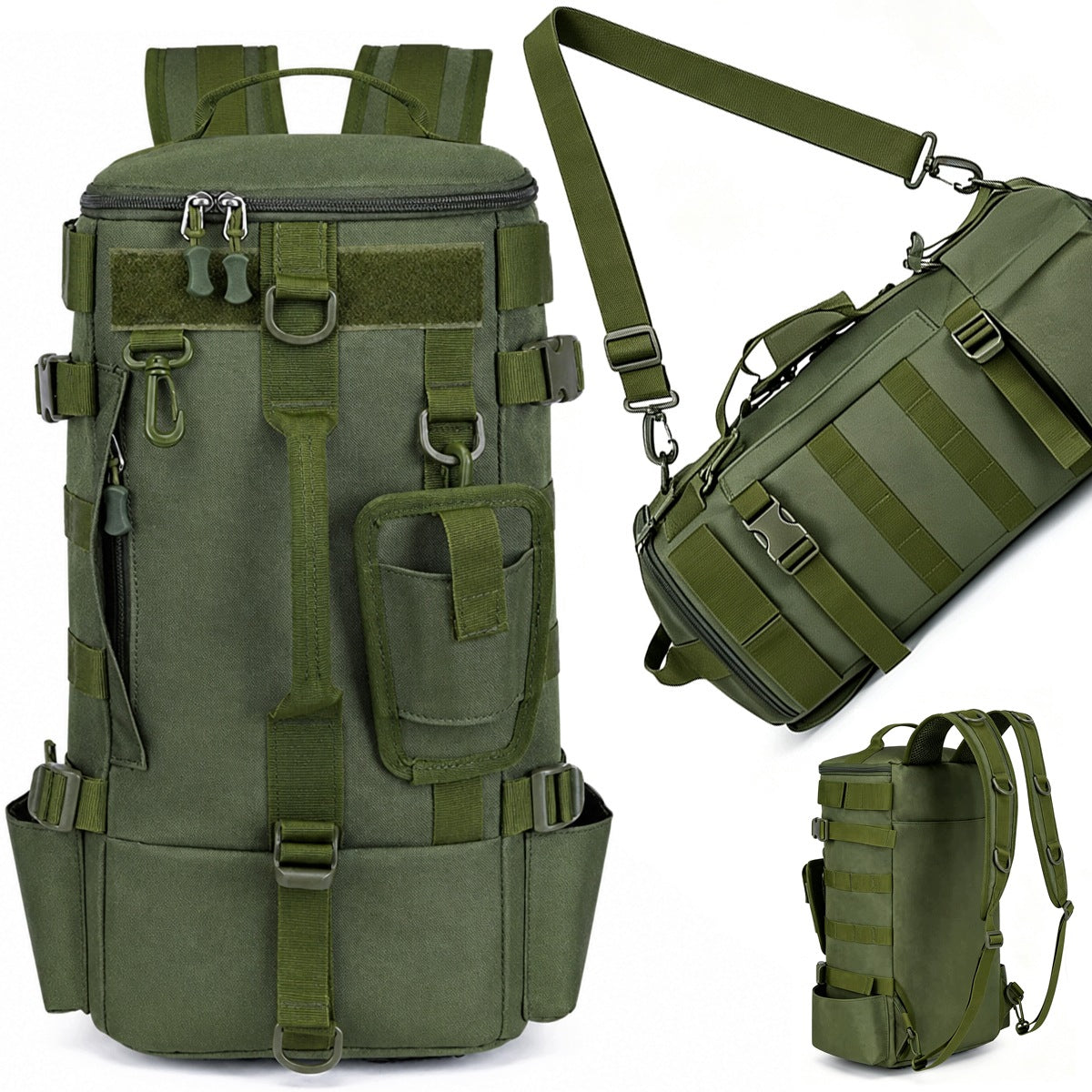 FISHING BACKPACK XL BAIT BAG WITH ROD HOLDER BACKPACK TACKLE