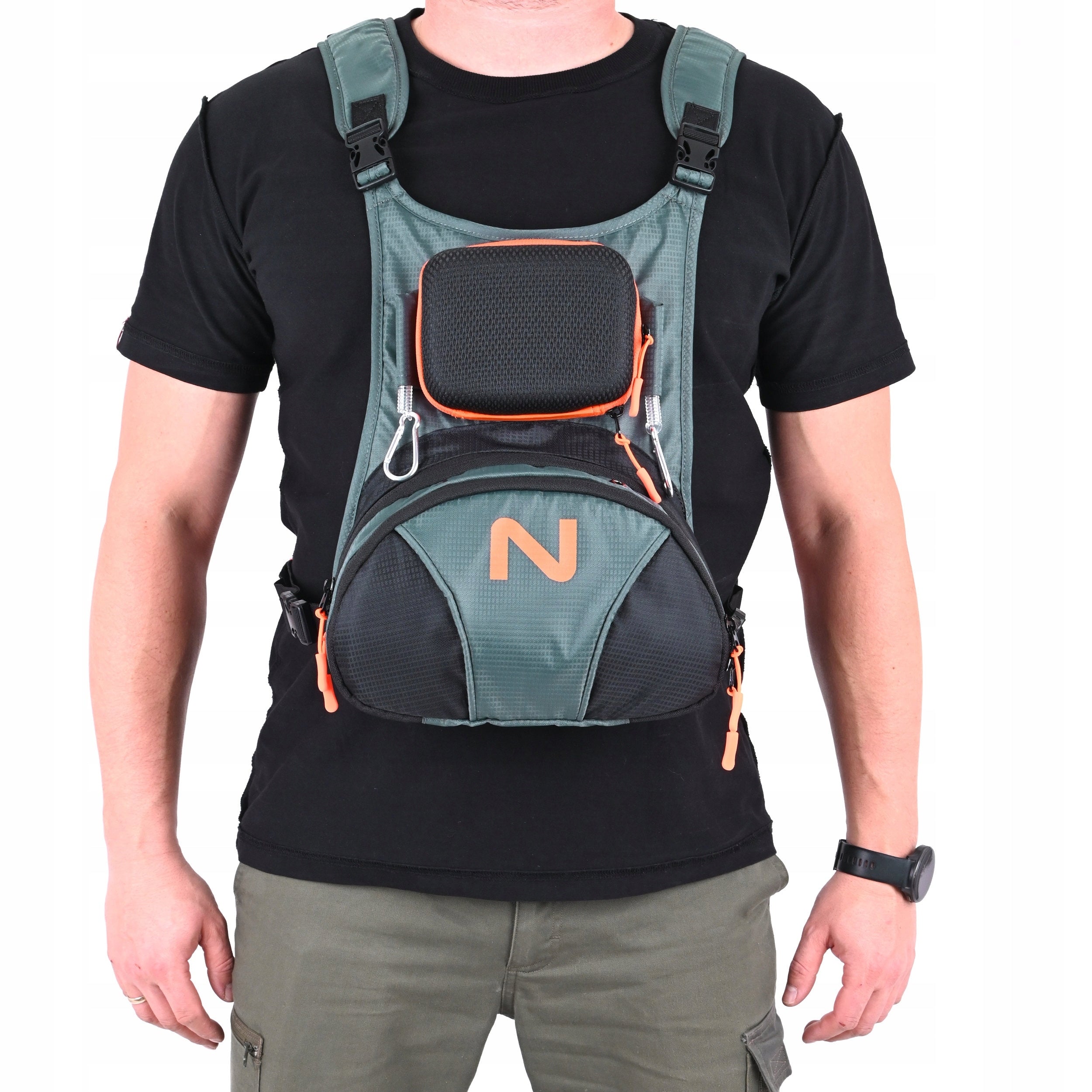 FISHING BAG SPINNING BACKPACK DURABLE ROOMY ORGANIZER GIFT Manufacturer code 77201