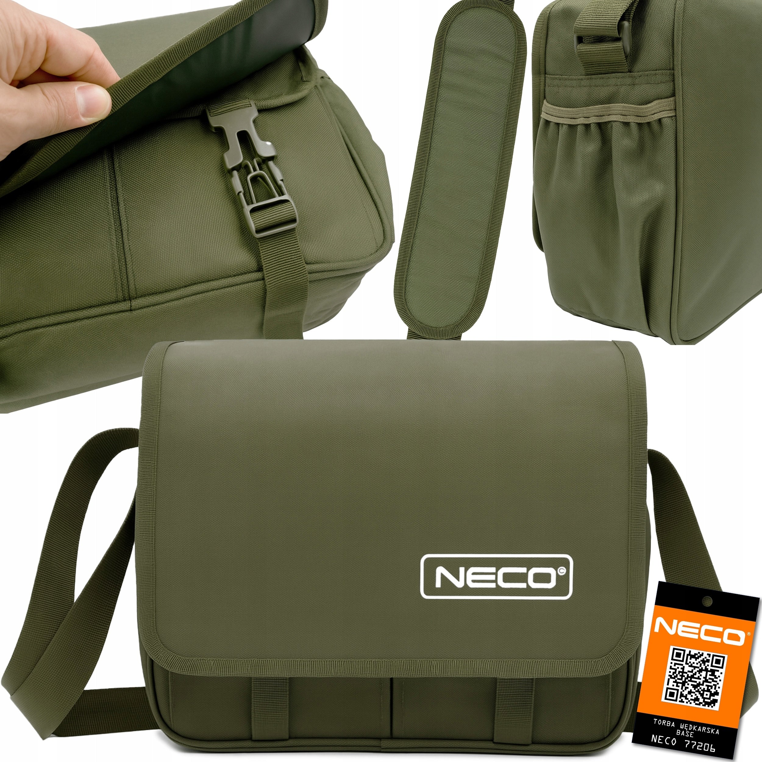 FISHING BAG SPINNING BREAD DURABLE ROOMY 35x27x10cm 9,5l