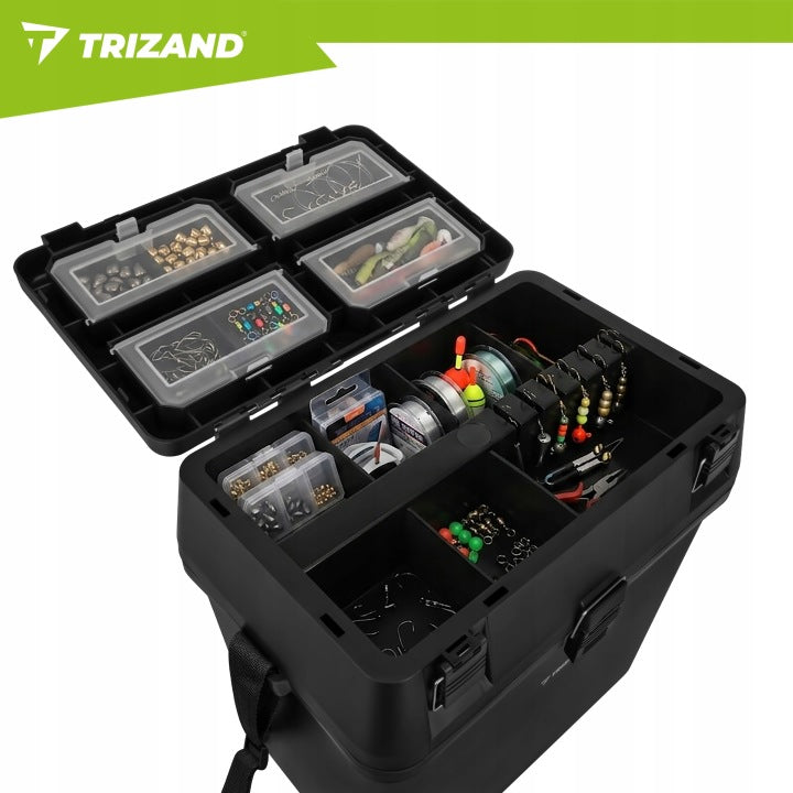 FISHING BOX SEAT 140KG FOR ACCESSORIES FLOAT GROUND SPINNING +BELT Brand Trizand