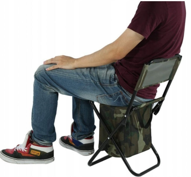 FISHING CHAIR FOLDING Large XXL 150kg HIKING FOR FISH WITH BACKREST Brand no brand