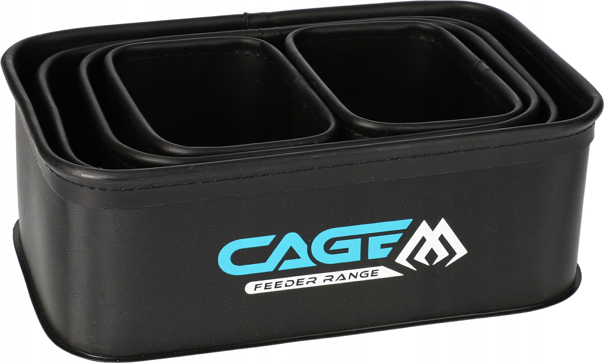 FISHING CONTAINER SET OF CONTAINERS MIKADO EVA CAGE BAIT BOX SYSTEM 003 Color black