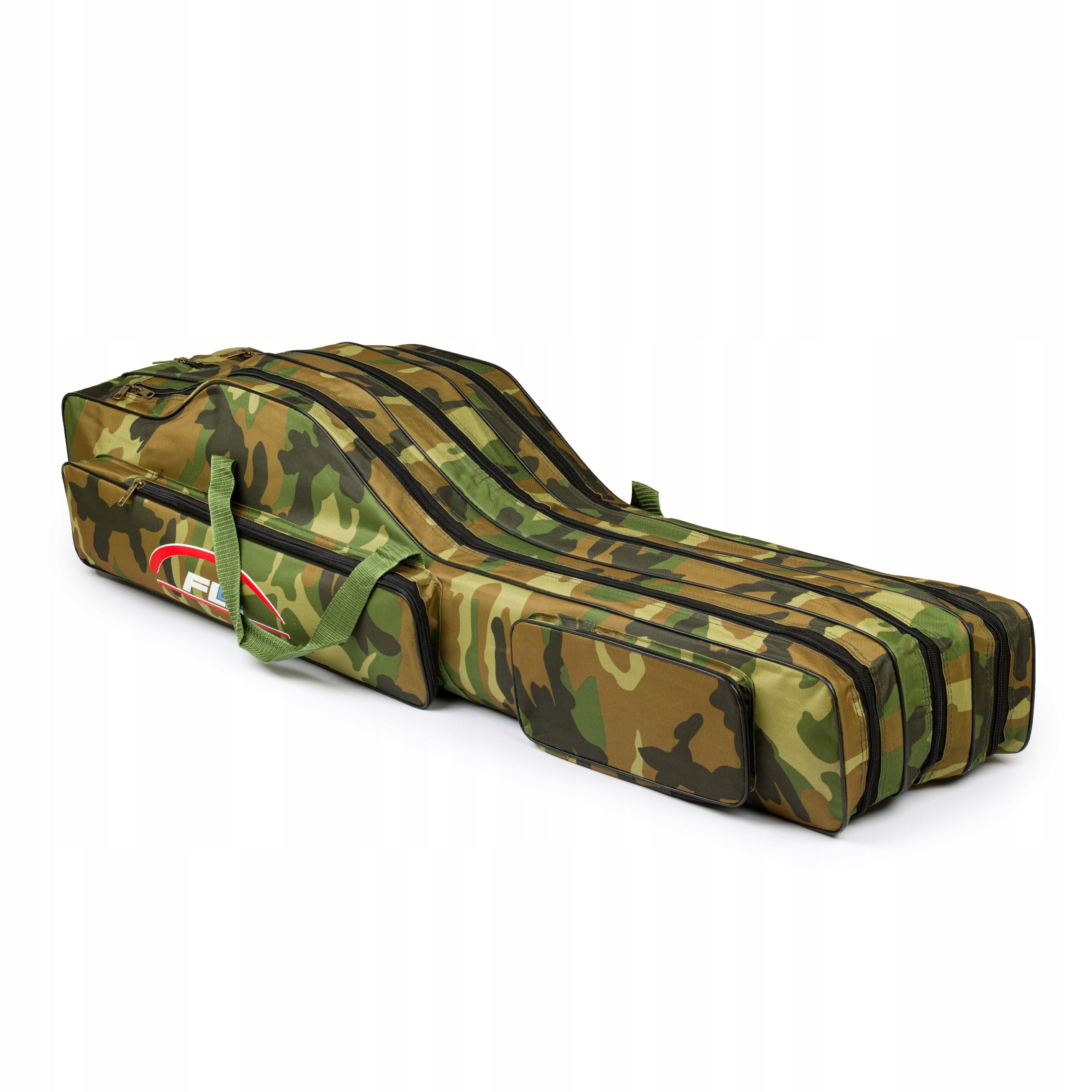 FISHING COVER FL 110 cm 3 compartments bag METHOD FEEDER camo ROOMY Manufacturer code POKROWIEC WĘDKARSKI 3KOM. 110cm MOCNY