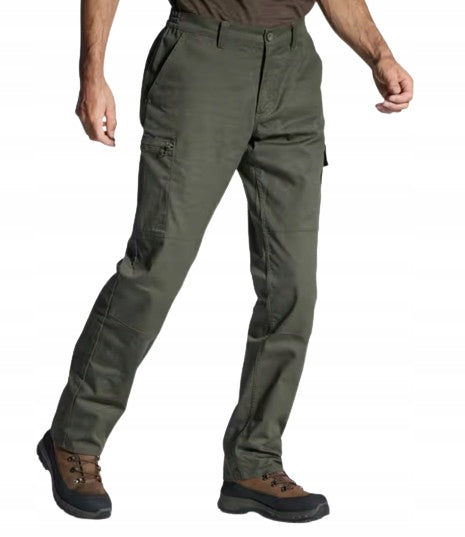 FISHING HUNTING TROUSERS TACTICAL KHAKI XXL