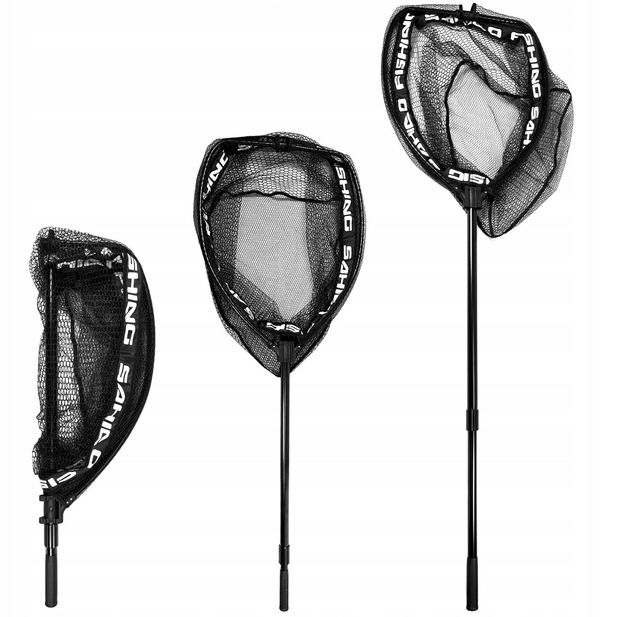FISHING LANDING NET Sahido EDGE NET RUBBERIZED SOLID UNIVERSAL FOLDING Packaging status original