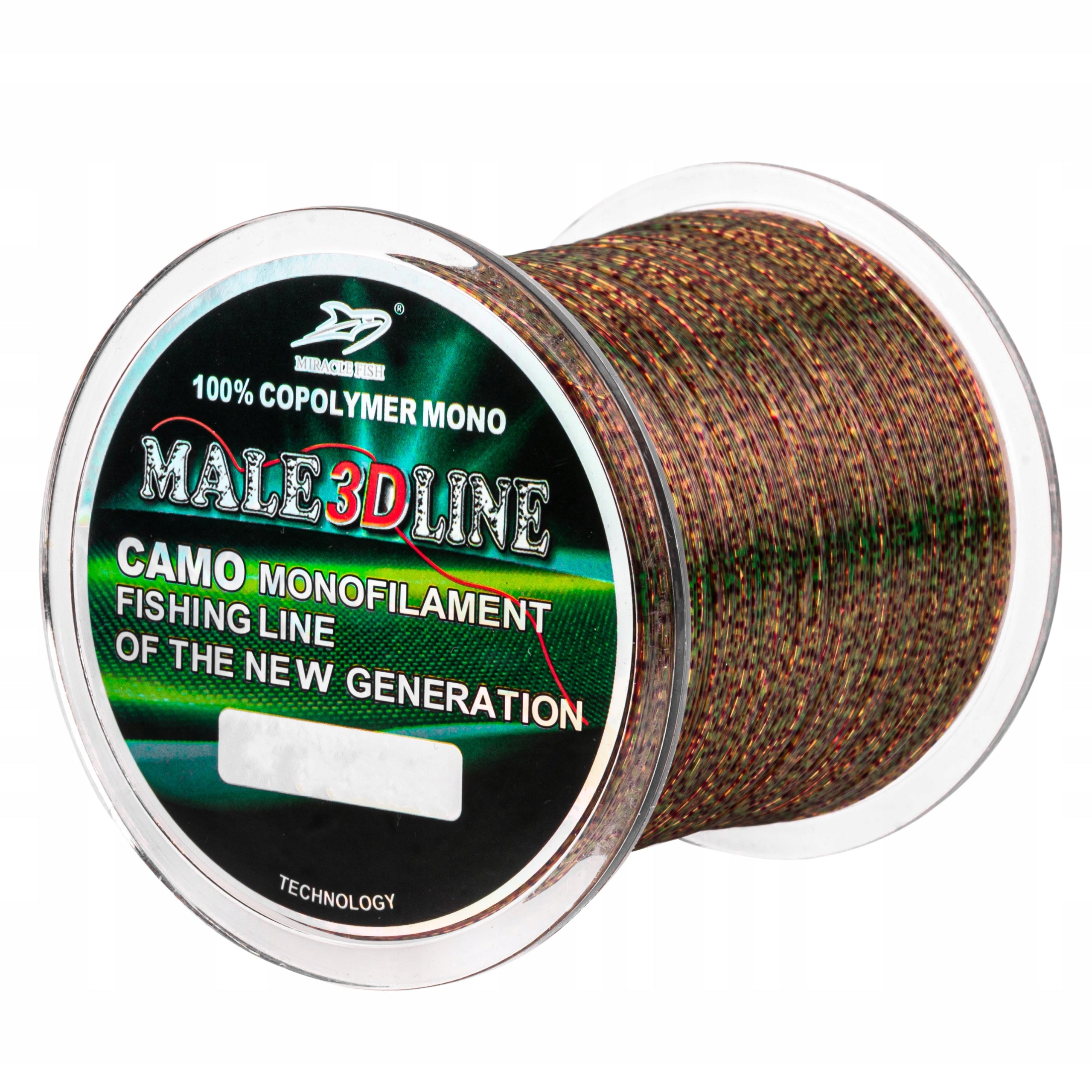 FISHING LINE MALE 3D Camo 600m 0,20mm for feeder float Packaging status original