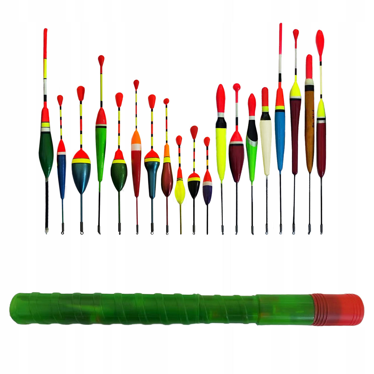 FISHING SET 1x Fishing rod 2,4m, 1x Reel, 20 floats - ZEST-W-17 Manufacturer code ZEST-W-17