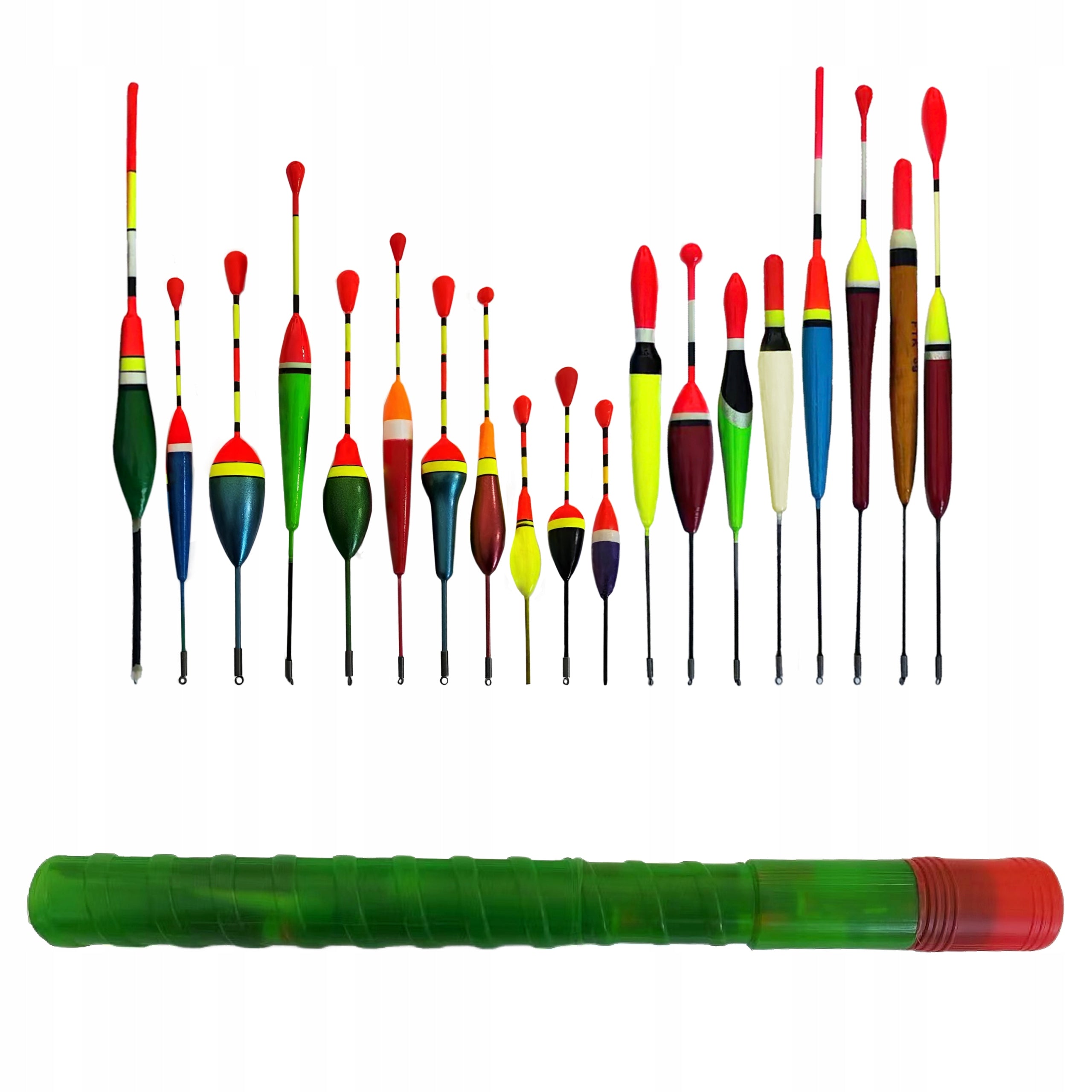 FISHING SET 1x Fishing rod 2,4m, 1x Reel, 20 floats - ZEST-W-17 Manufacturer code ZEST-W-17