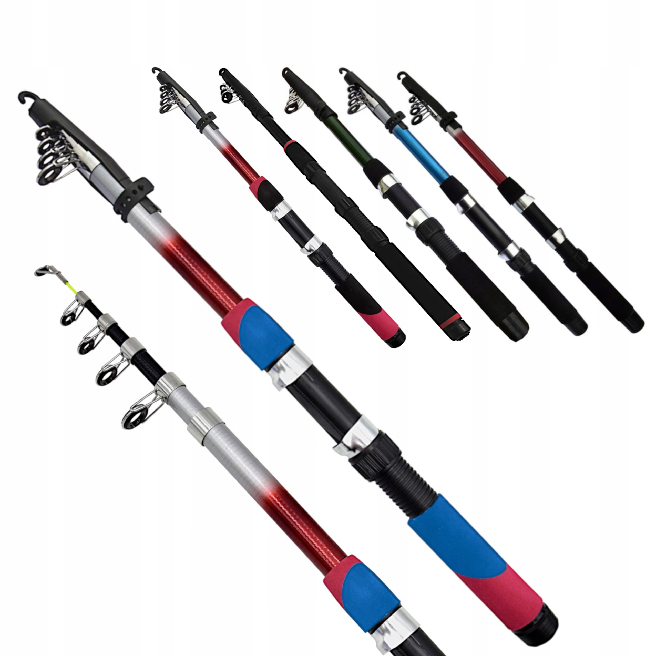 FISHING SET 2x Fishing Rod 2x Reel BAG Mesh Supports Pellet Akceso Manufacturer code ZESTAW 003