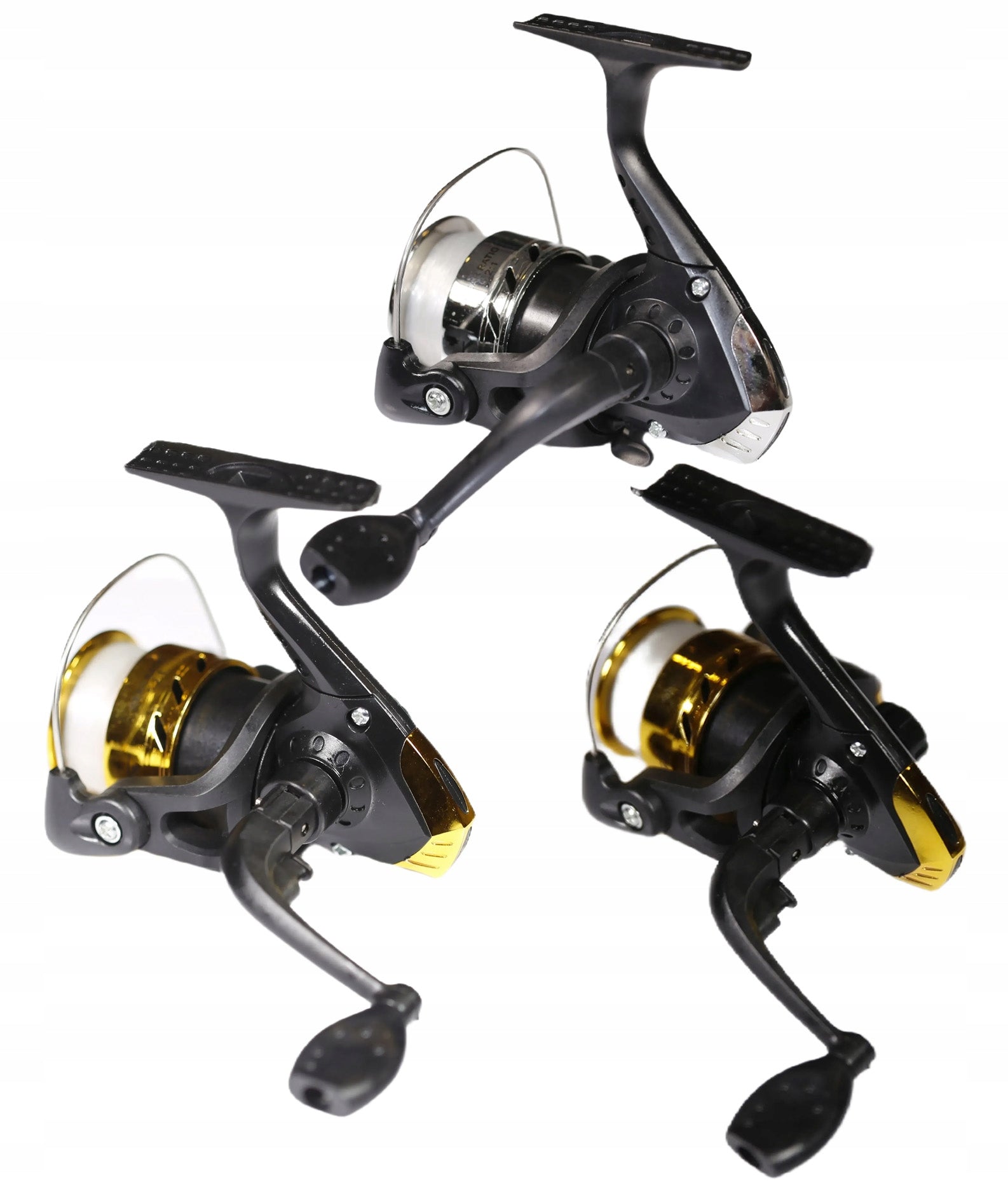 FISHING SET 3x Fishing rod 3x Reel, float, ground - ZEST-W-04 Manufacturer code ZEST-W-04