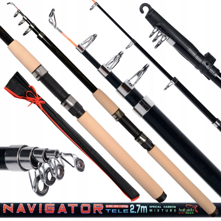 FISHING SET FLOAT GROUND 2,7M FISHING ROD 25 PCS ACCESSORIES ALL HOKKAIDO Brand Hokkaido