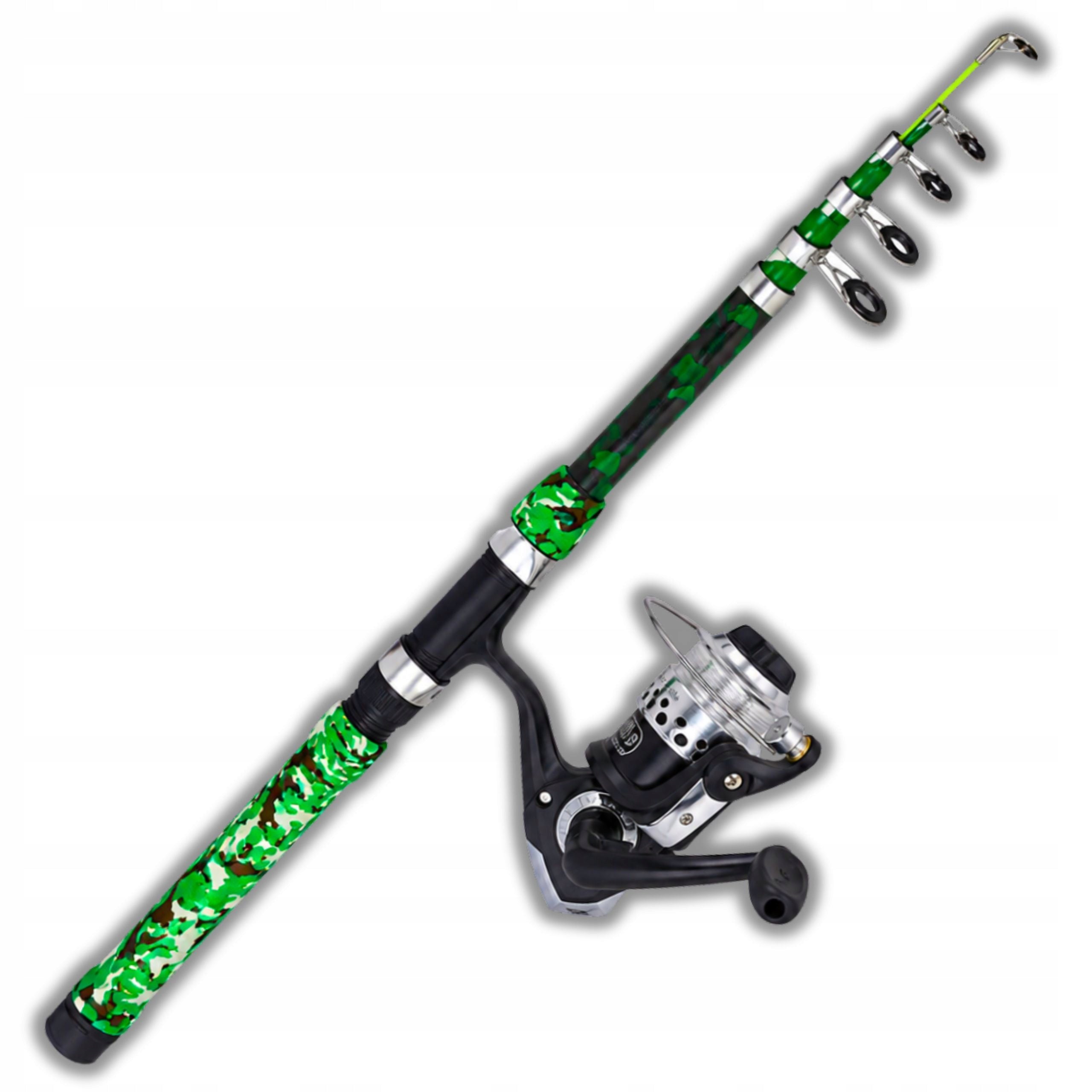 FISHING SET FOR CHILDREN GREEN FLOAT ROD FOR BEGINNERS Manufacturer code ZEST-W-06