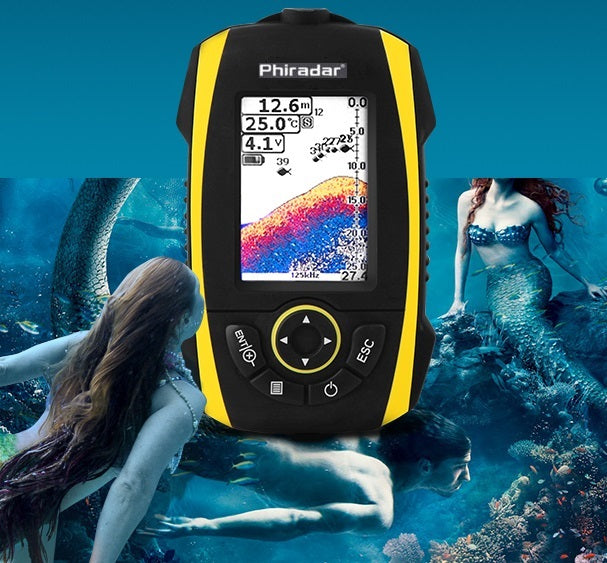FISHING SONAR FF288W COLOR CLEAR SCREEN POLISH MENU Packaging status original