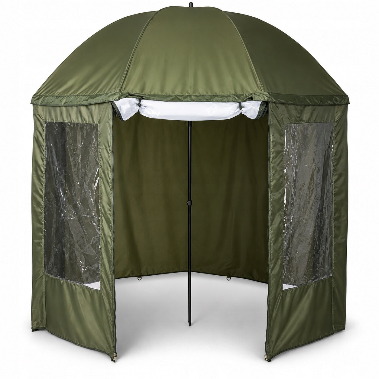 FISHING UMBRELLA FISH TENT FULL WITH COVER WITH SIDES WATERPROOF 240 cm Manufacturer code Namiot parasol wędkarski z osłoną Mensen