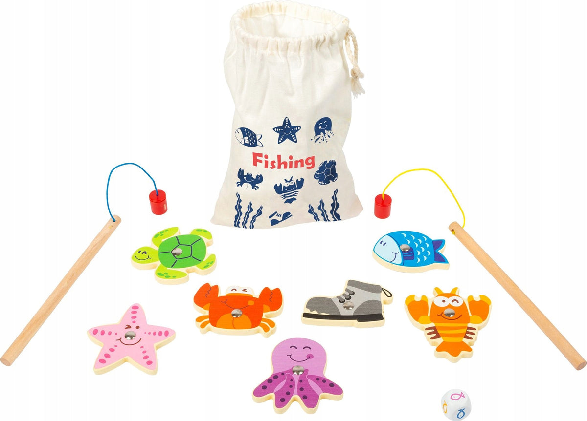 FISHING travel game MAGNET bag fishing rod