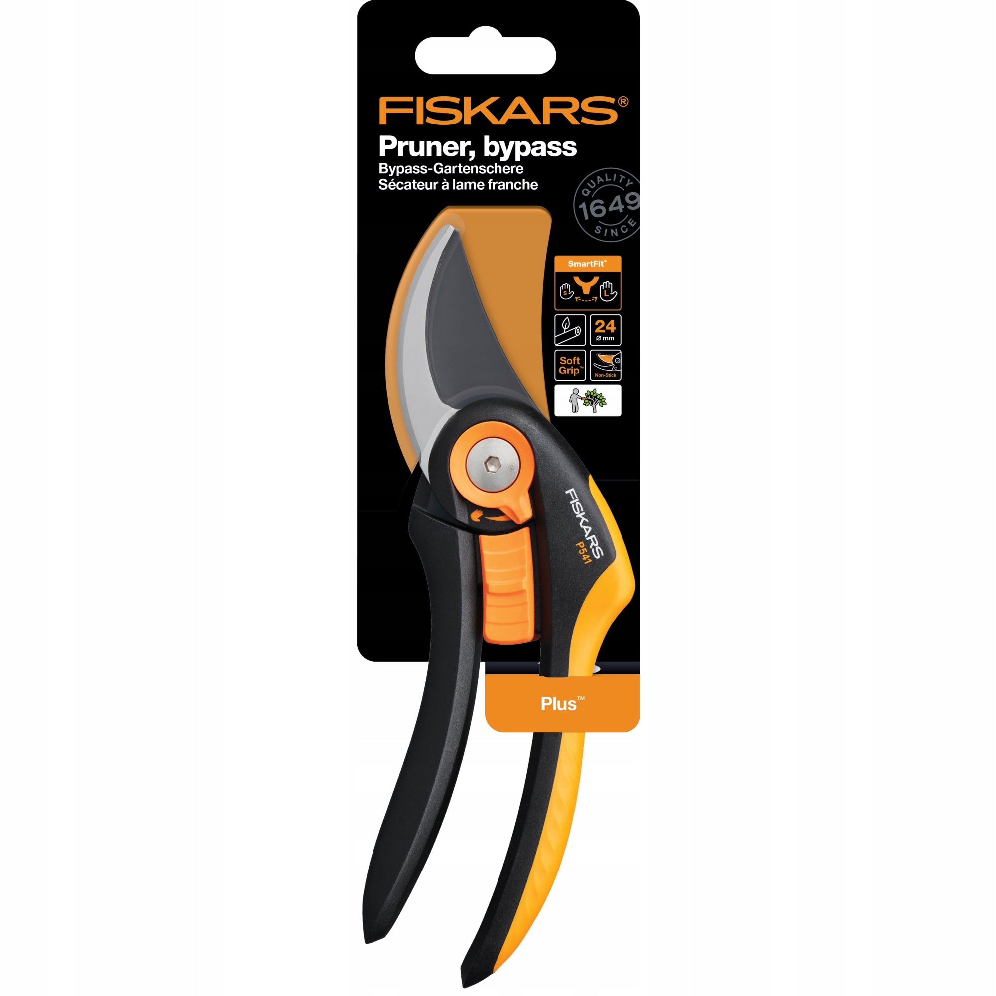 FISKARS Garden shear P541 for fresh branches up to 12mm or 24mm Brand Fiskars