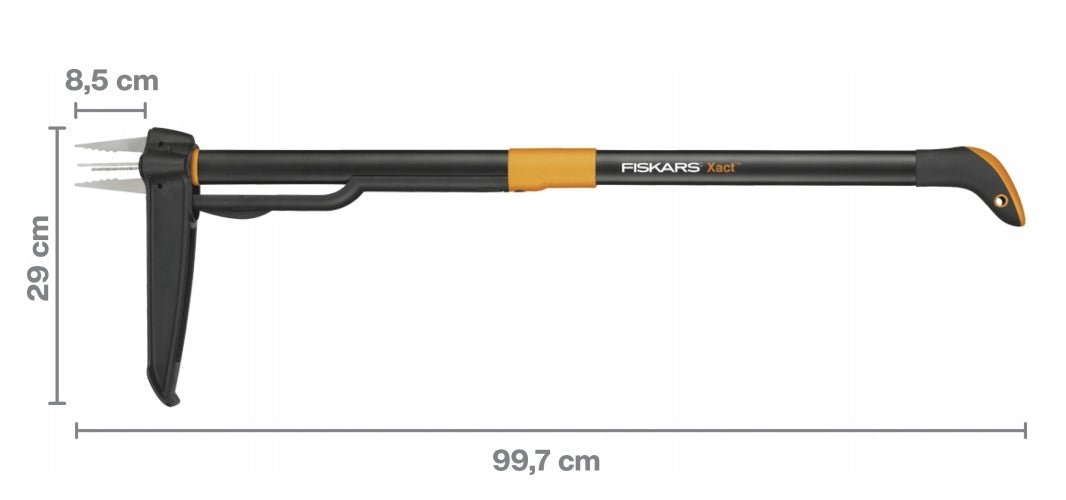 FISKARS PICKER FOR WEEDS DANDELION ROOTS GARDEN WEEDER CUTTER Head material metal