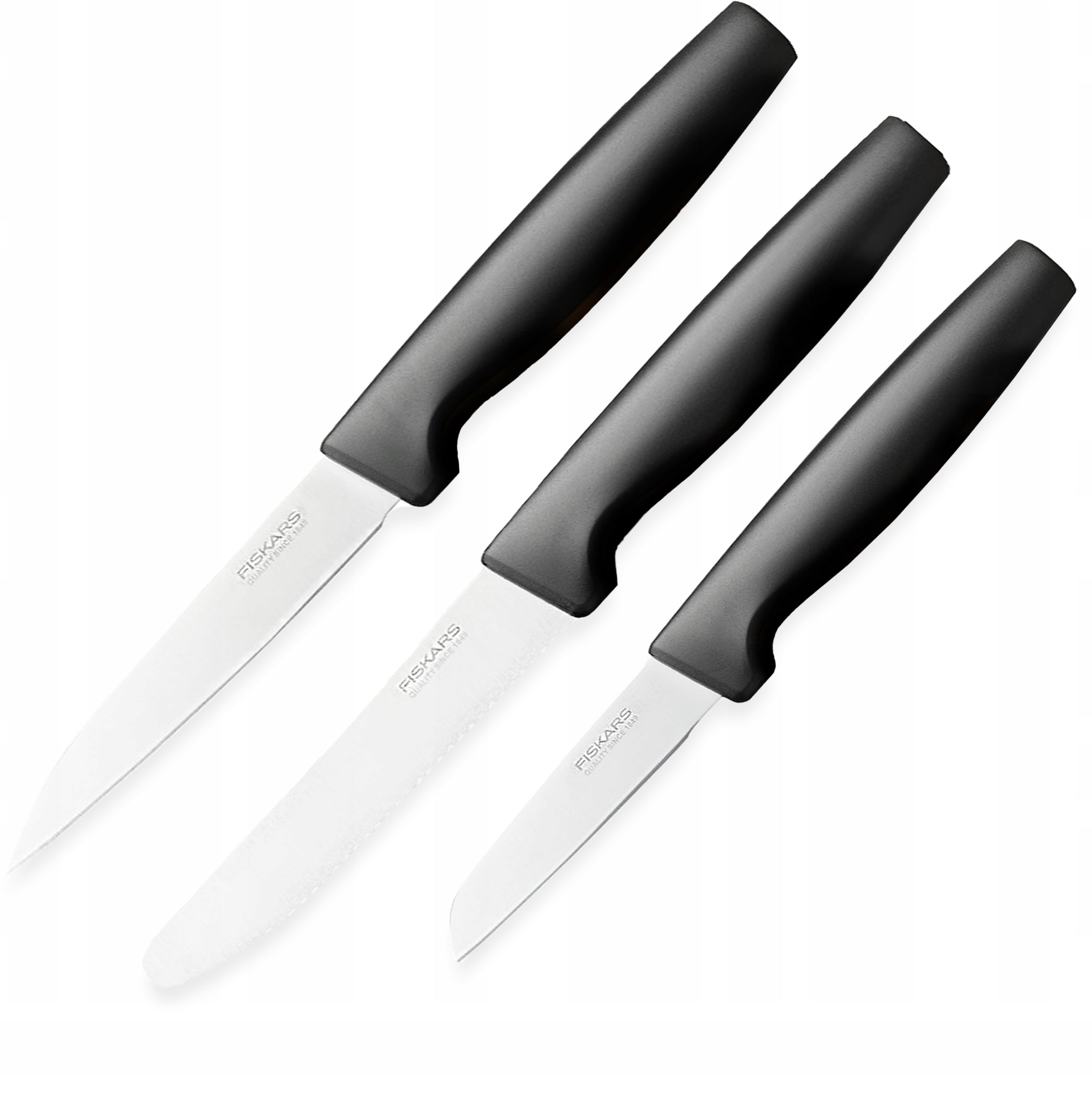 FISKARS SET OF 3 TOMATO PEELING KNIVES SHARP IN A BOX Brand Fiskars
