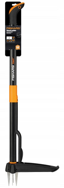FISKARS Tools Set Weed Picker+ Spatula+ Hoe+ Gloves Packaging status original