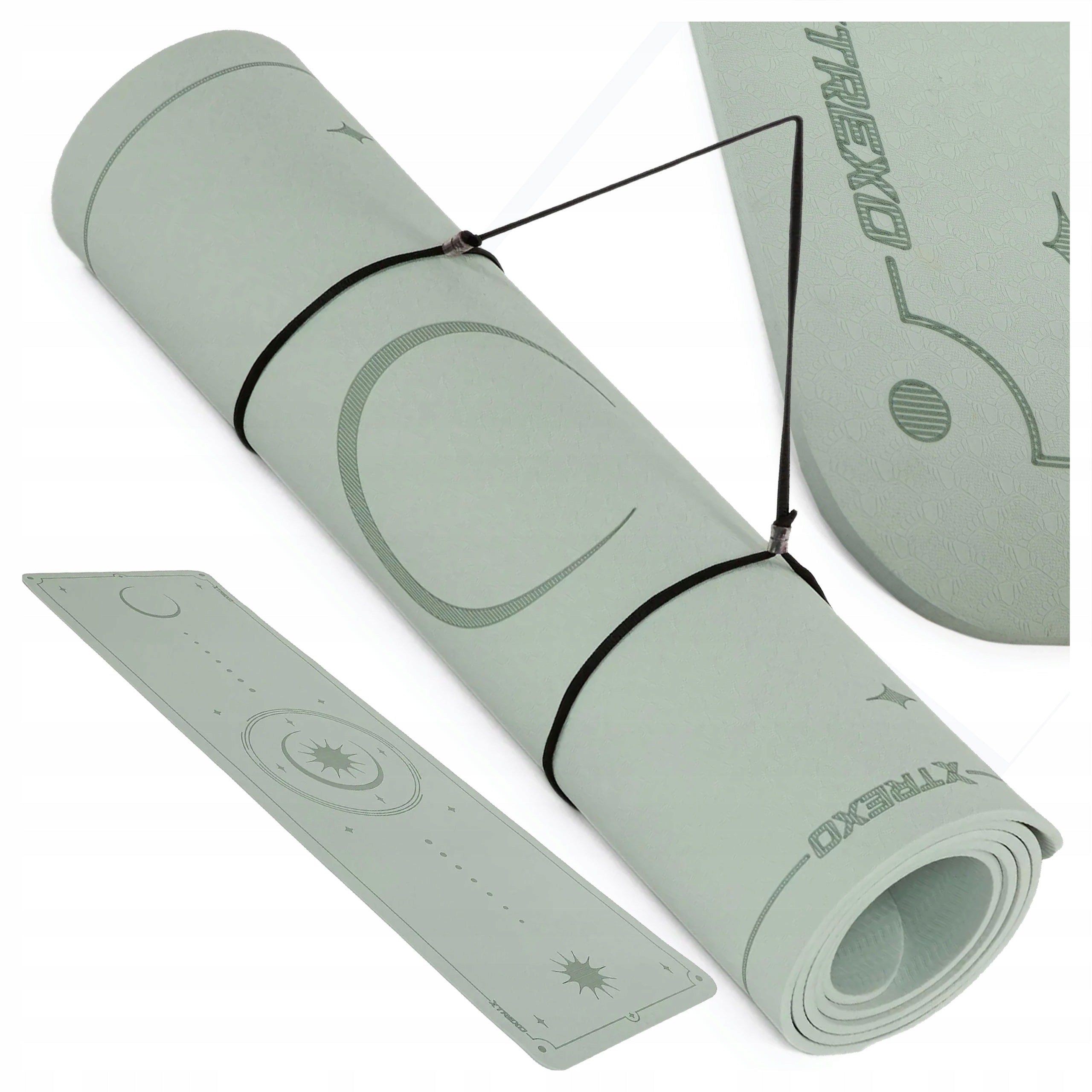 FITNESS MAT XTREXO FOR YOGA EXERCISES TRAINING SOFT NON-SLIP 6 mm