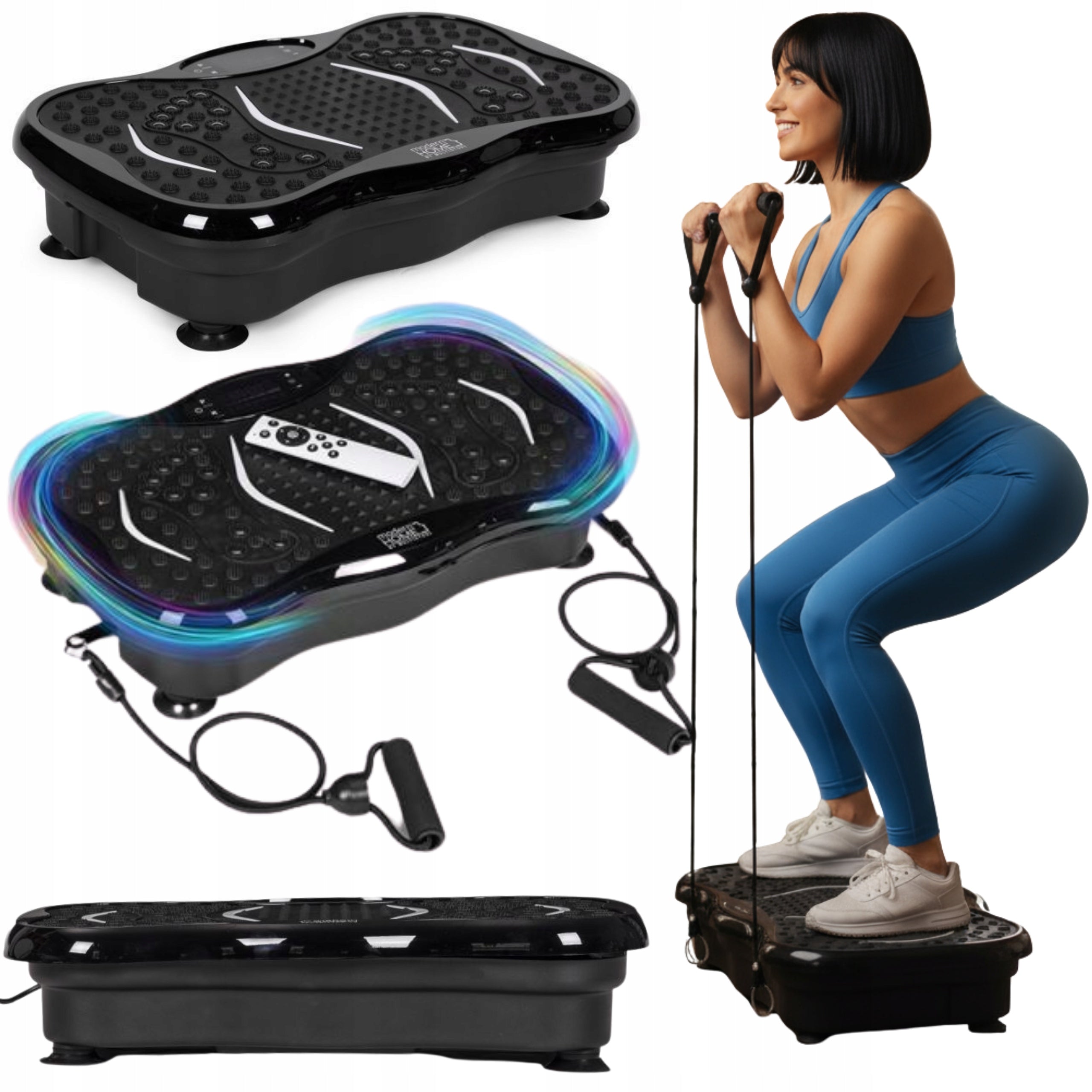 FITNESS PLATFORM Vibration Anti-Cellulite + Remote Control Bluetooth Expanders